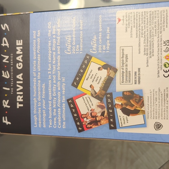 Friends Trivia Game - Multicolor New in Box - Picture 2 of 2